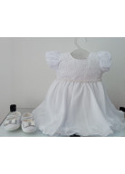VESTIDO BATIZADO BRANCO TAM. P 